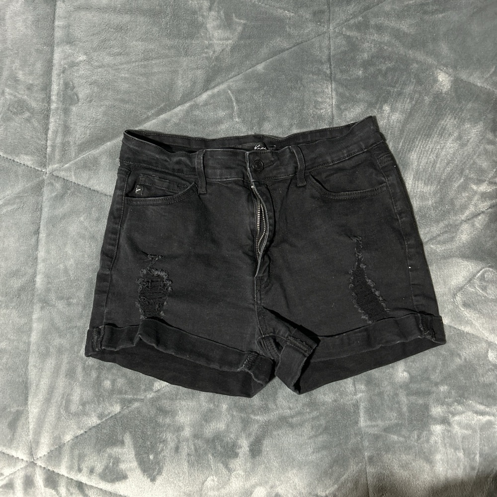 KanCan Black Jean Shorts